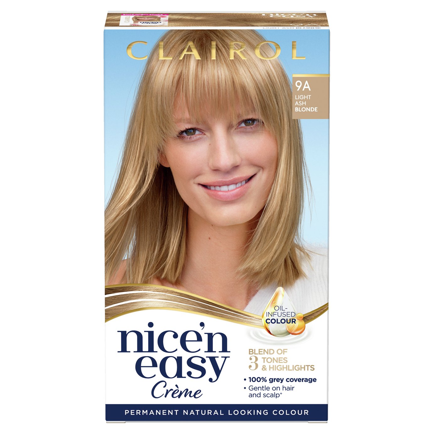 Clairol Nice'n Easy Hair Dye Light Ash Blonde 9A Review