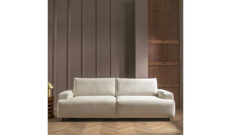 Habitat Julien Fabric 4 Seater Sofa Bed - Taupe