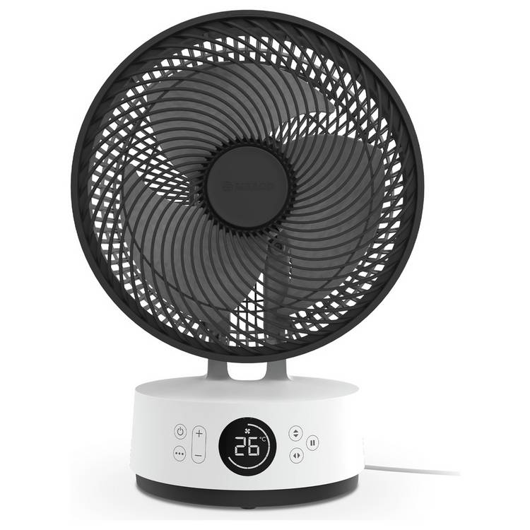Meaco Sefte White Desk Fan - 10 Inch 0