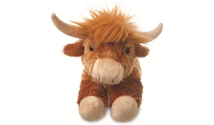 Aurora Flopsies Highland Cow 12-inch Plush Toy