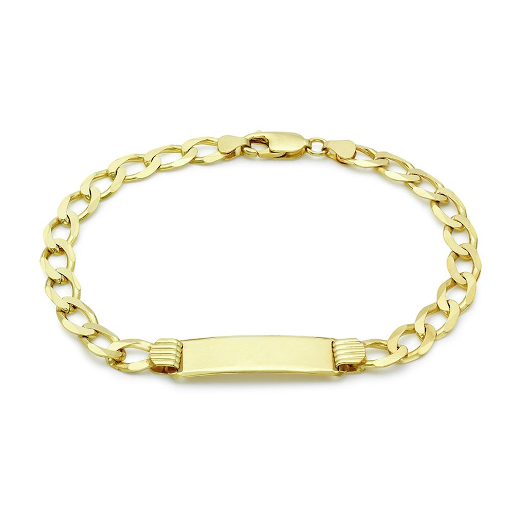 9ct Gold Men's Personalised Curb ID Bracelet Review