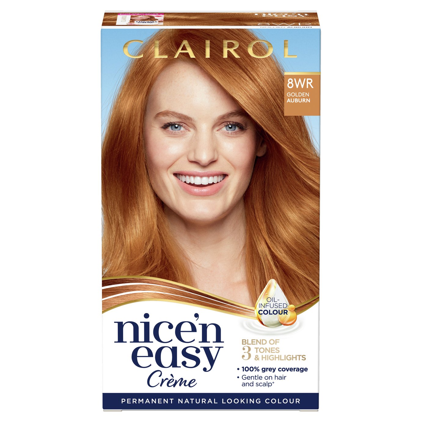 Clairol Nice'n Easy Hair Dye Golden Auburn 8WR Review