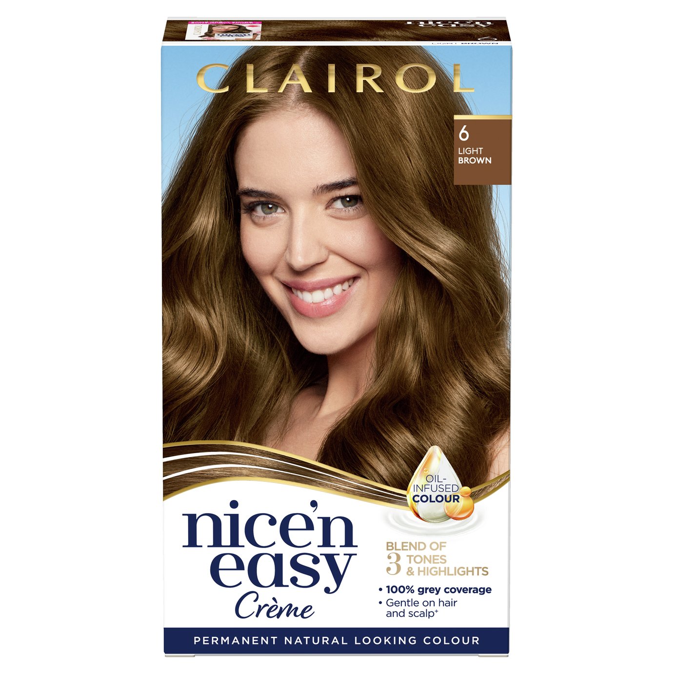 Clairol Nice'n Easy Hair Dye Light Brown 6 Review