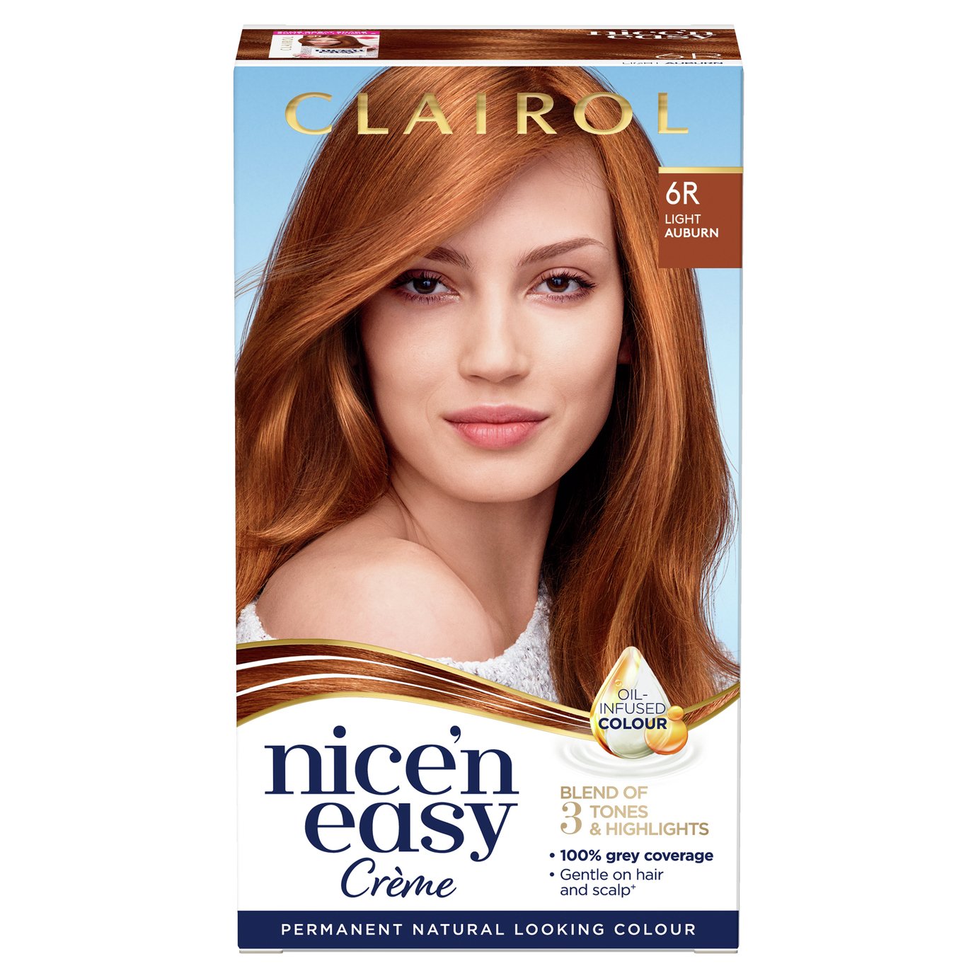 Clairol Nice'n Easy Hair Dye Light Auburn 6R Review