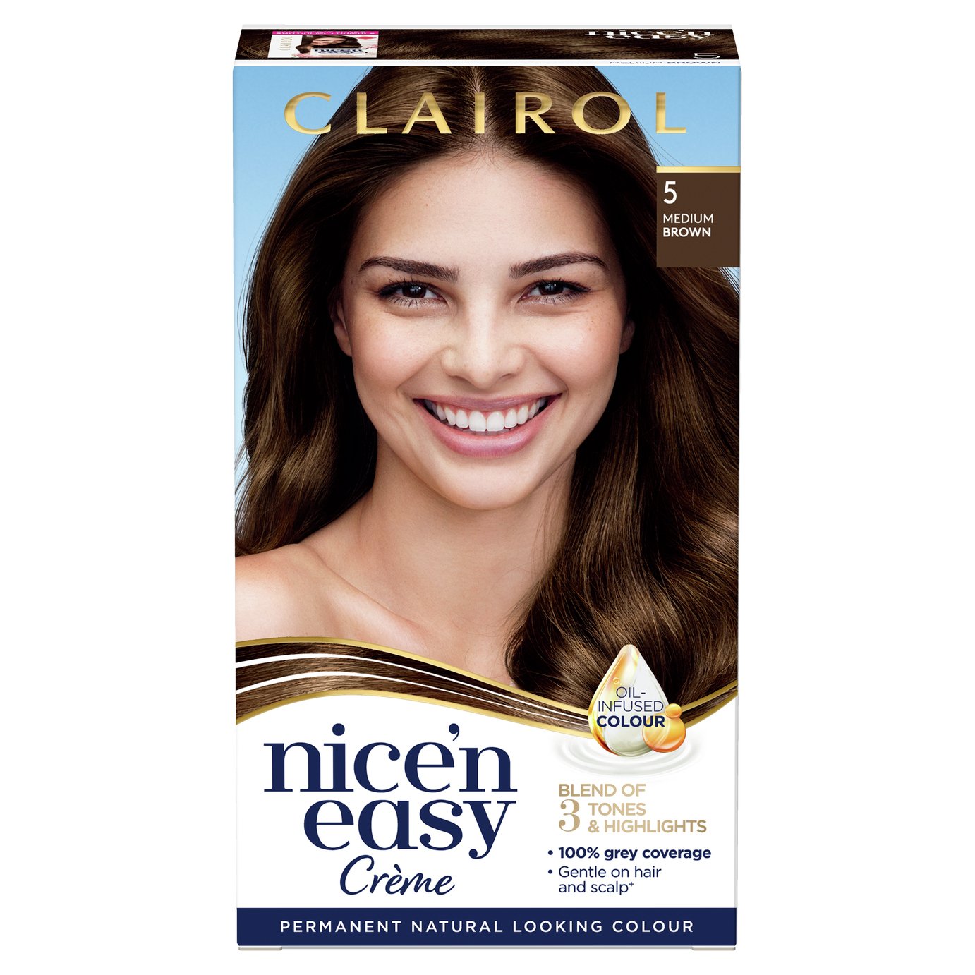 Clairol Nice'n Easy Hair Dye Medium Brown 5 Review