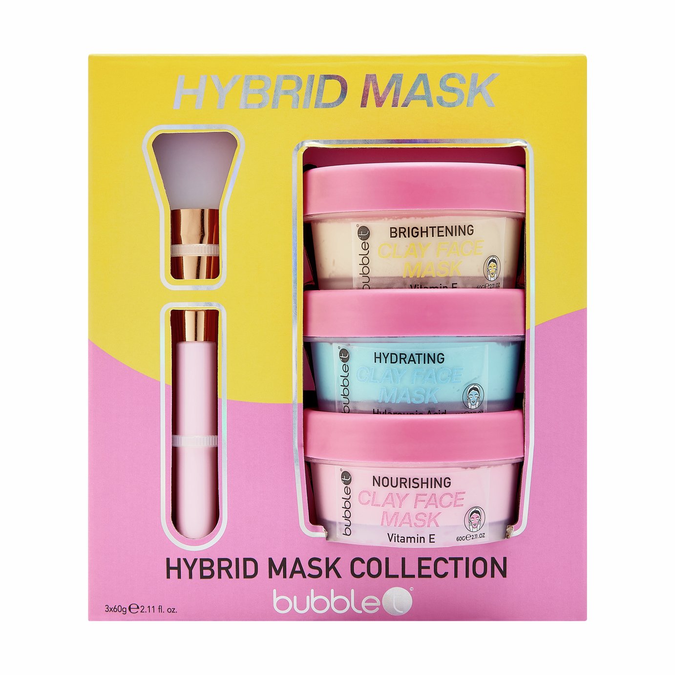 Buy Bubble T Cosmetics Clay Masking Skincare Set | Makeup sets | Argos