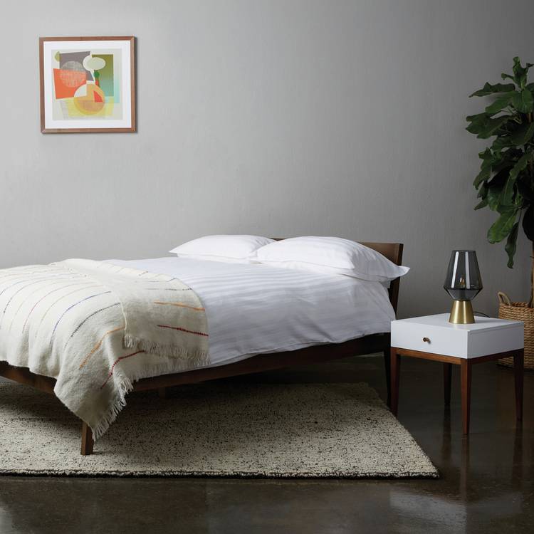 Habitat Tatsuma Superking Wooden Bed Frame - Walnut 0