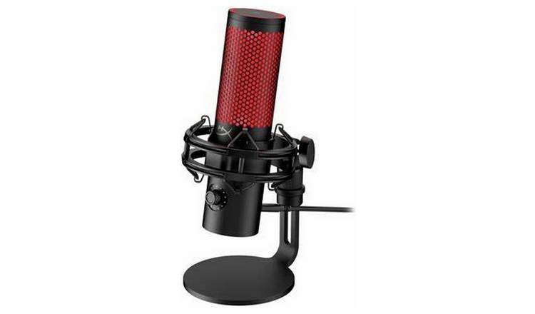 HyperX QuadCast 2 USB Microphone - Black & Red