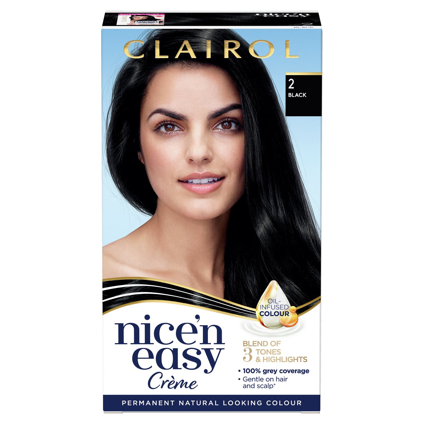 Clairol Nice'n Easy Hair Dye Black 2 Review