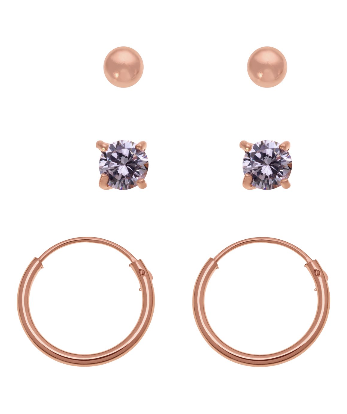 Revere Rose Gold Plated Sterling Silver Hoop Earrings Review