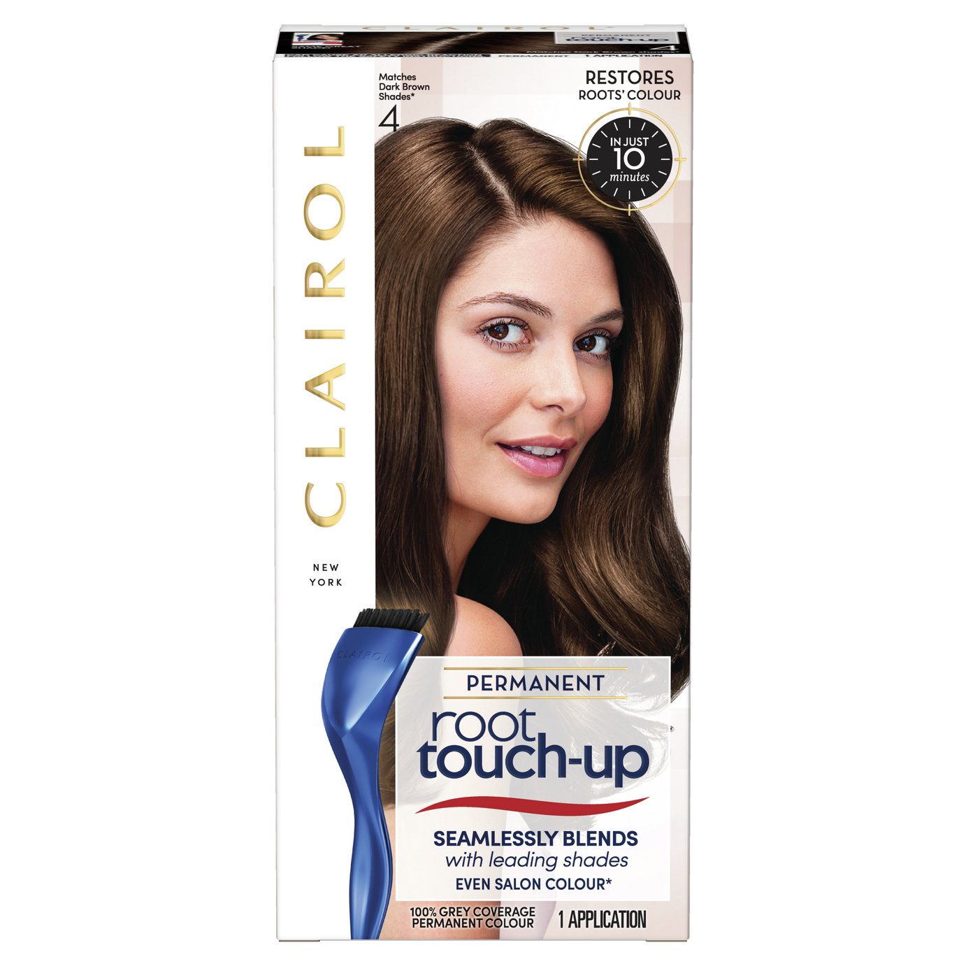 Clairol Root Touch-Up Hair Dye Dark Brown 4 Review