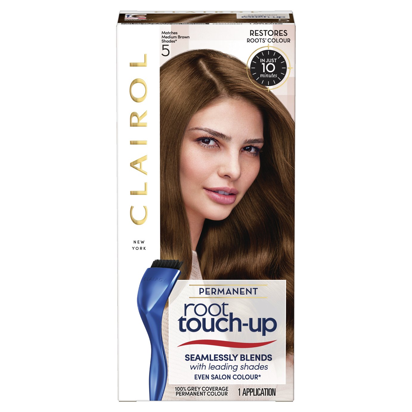 Clairol Root Touch-Up Hair Dye Medium Brown 5 Review