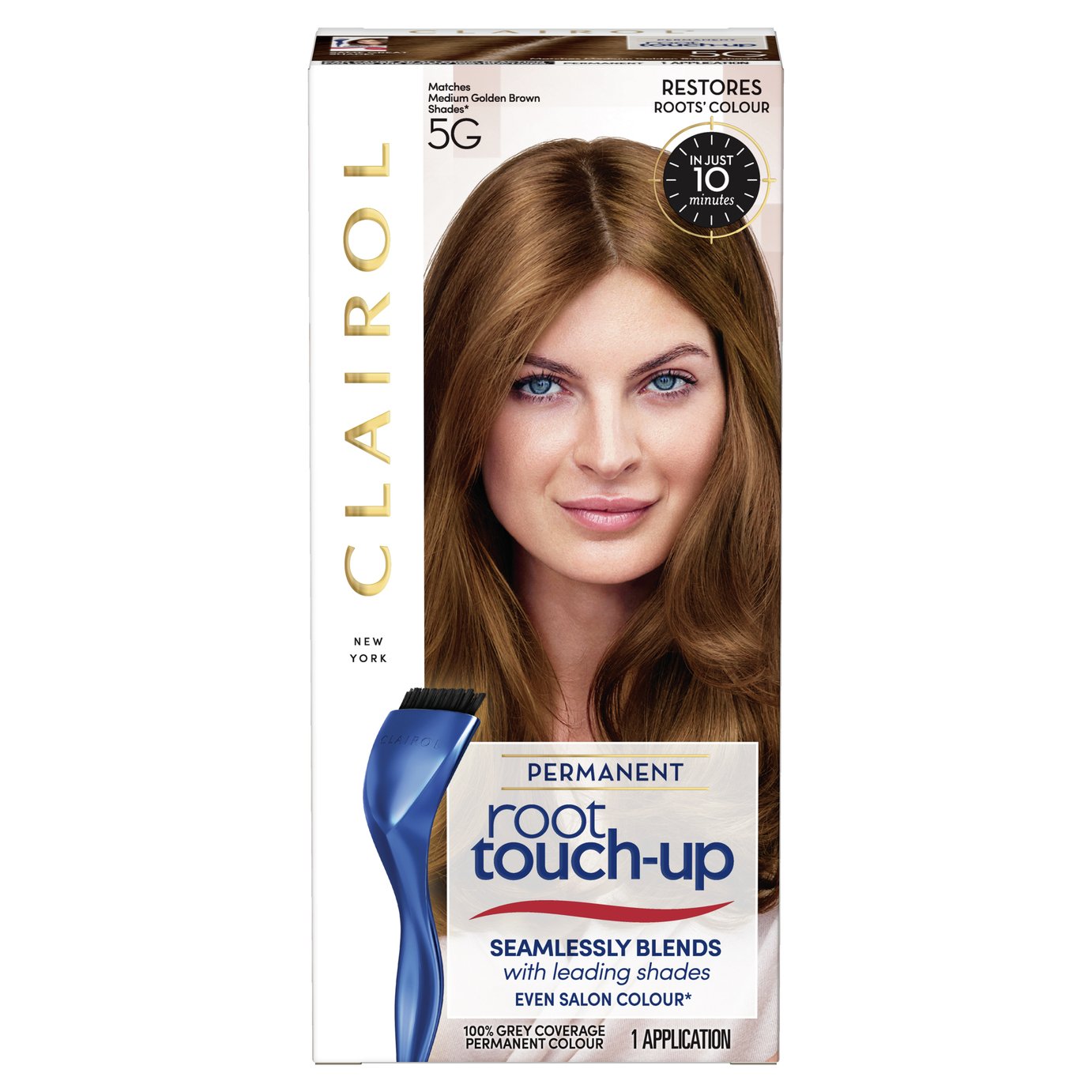 Clairol Root Touch-Up Hair Dye Medium Golden Brown 5G Review