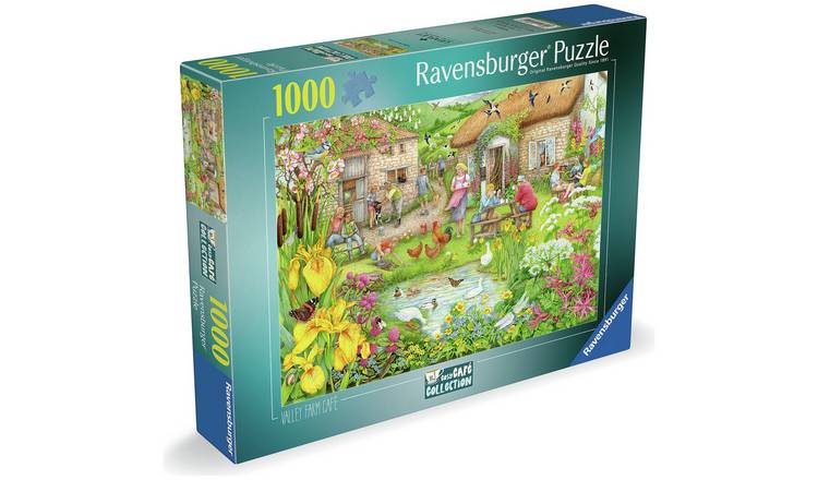 Ravensburger Cosy Cafe Valley Farm Cafe 1000 Pieces Puzzle