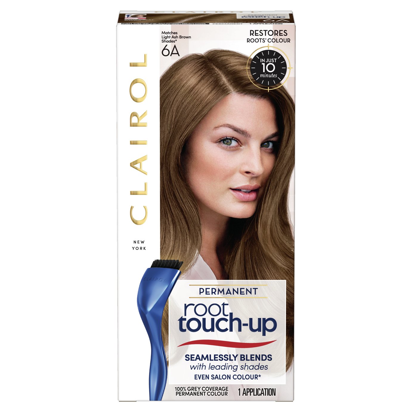 Clairol Root Touch-Up Hair Dye Light Ash Brown 6A Review