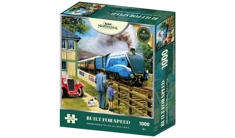 Kidicraft Nostalgia Built For Speed 1000 Pieces Puzzle