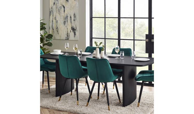 Julian Bowen Louis Extending 4-6 Seater Dining Table - Black