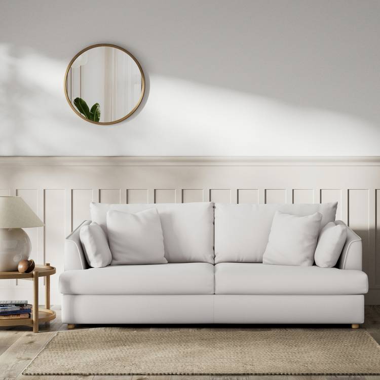 Habitat Holmfirth Fabric 3 Seater Sofa Bed - Natural 0