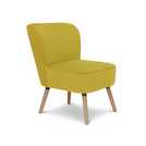 Buy Habitat Eppy Fabric Accent Chair - Yellow | Armchairs and chairs