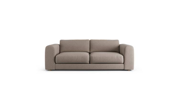 Habitat Ayr  Fabric 4 Seater Sofa - Mocha