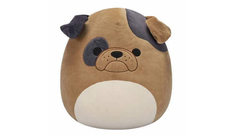 Squishmallows 16 Inch Loafer Brown Bulldog Soft Toy