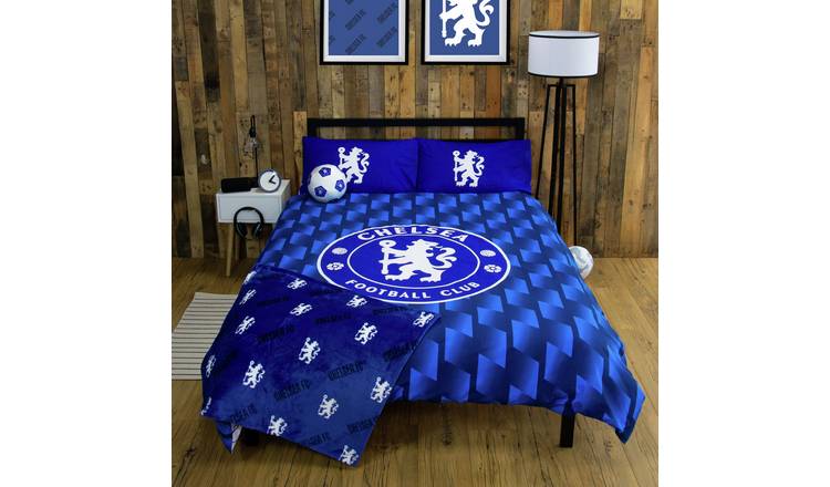 Chelsea FC Football Blue Kids Bedding Set - Double