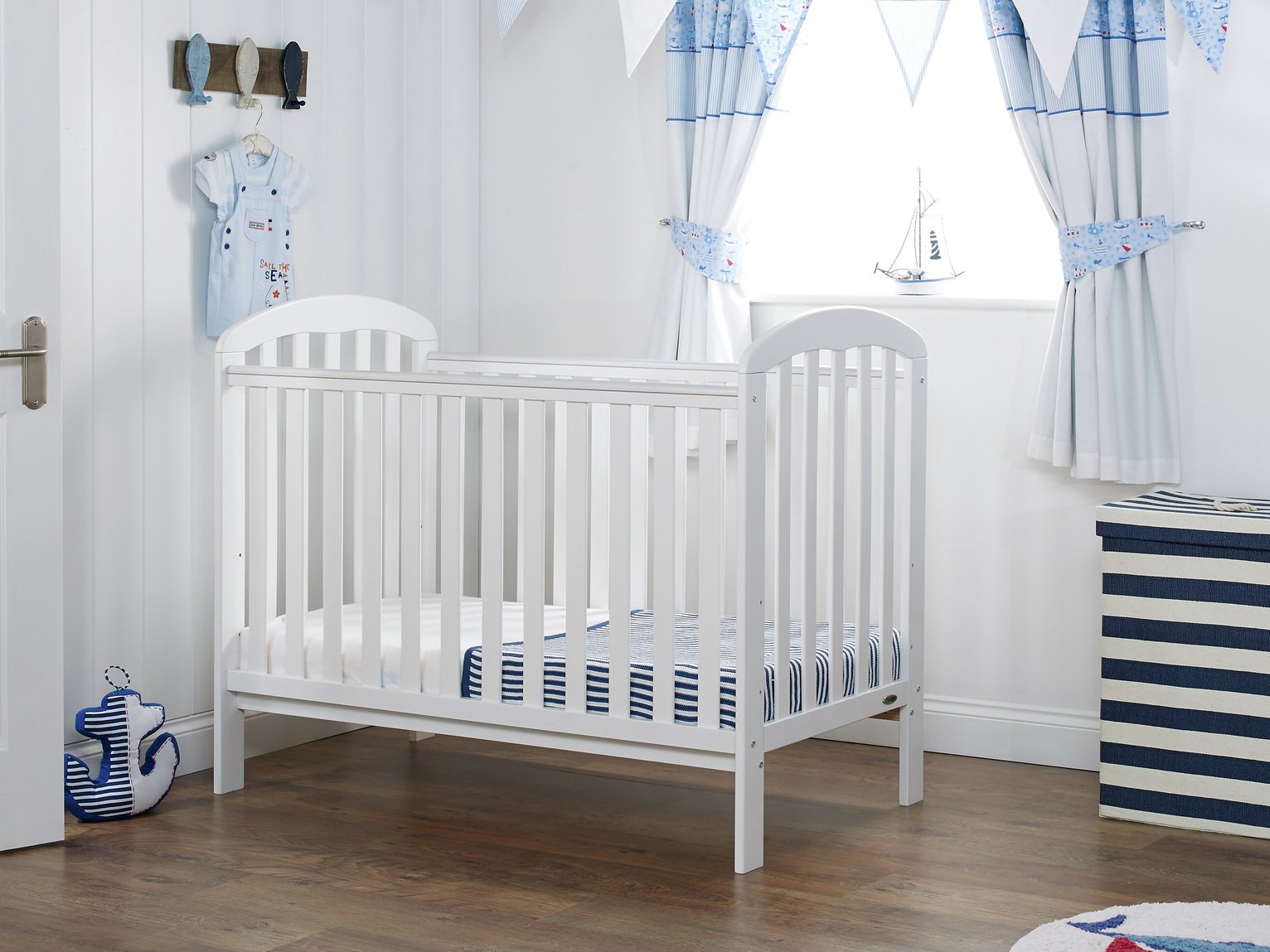 argos grey cot