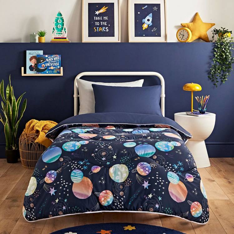 Night Lark Junior Space Adventure 4.5 Tog Duvet Set - Double 0