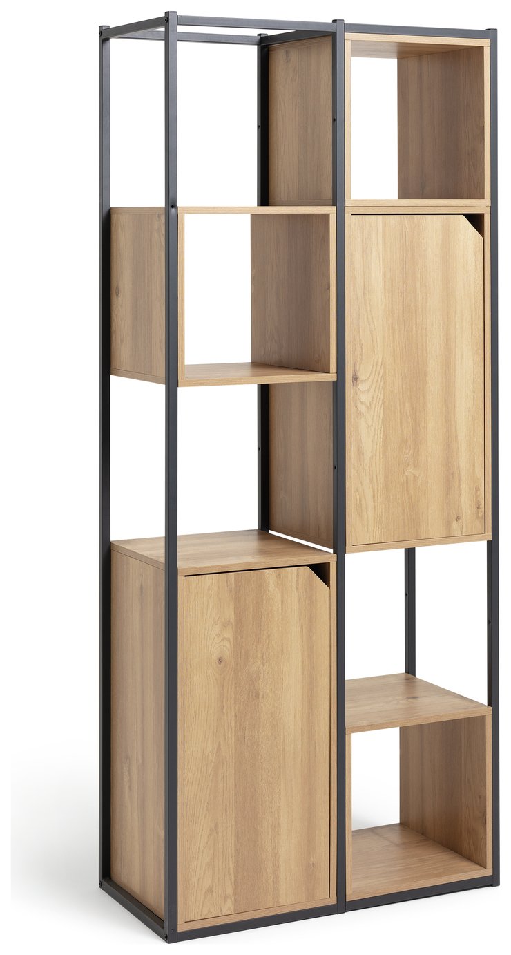 Habitat Loft Living Tall Shelving Unit - Light Oak