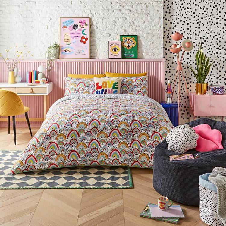Night Lark Seasonal Rainbow 10.5 Tog Duvet Set - Double 0