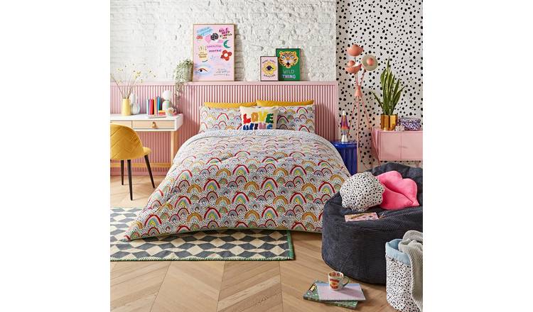 Night Lark Seasonal Rainbow 10.5 Tog Duvet Set - King