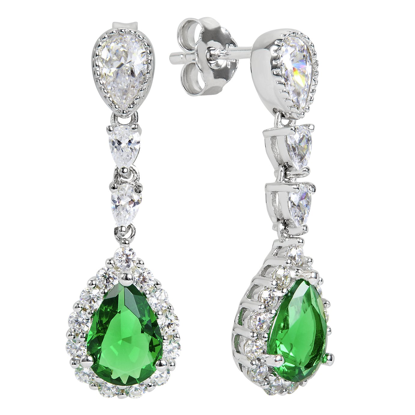 Revere Sterling Silver Cubic Zirconia Pear Earrings Review