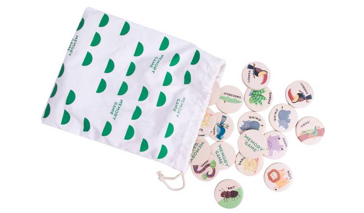 Chad Valley Jungle Wooden Memory Game 