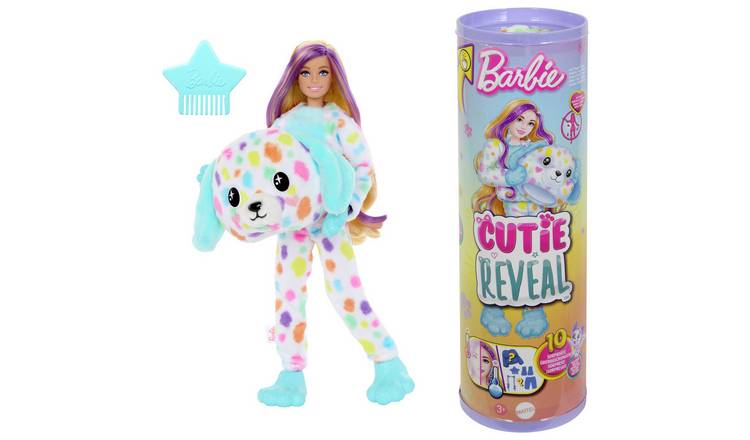 Barbie Cutie Reveal Doll, Dalmatian Costume & Accessories