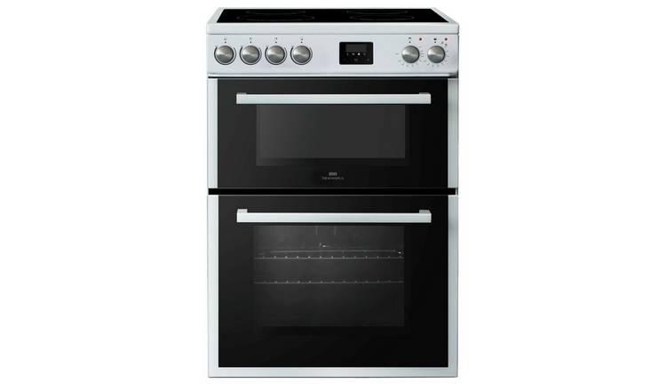 New World NWLS60TEW Twin Cavity Electric Cooker - White
