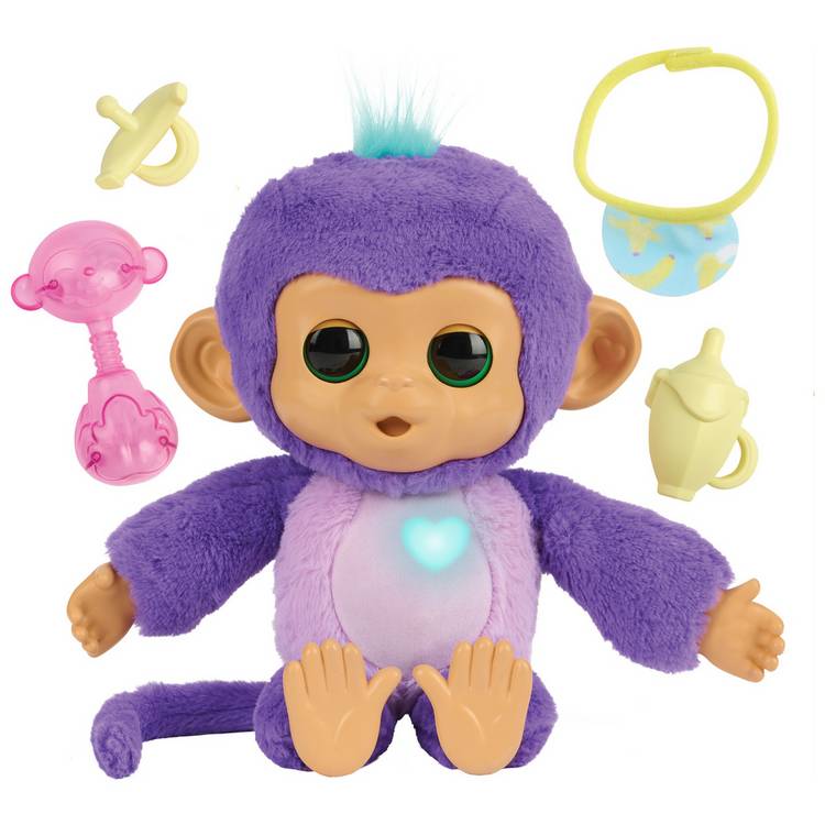 Fingerlings Care 'n' Cuddles Interactive Baby Monkey 0