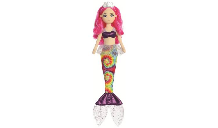Aurora Sea Sparkles 18-inch Tie Dye Sparkles Melody Plush