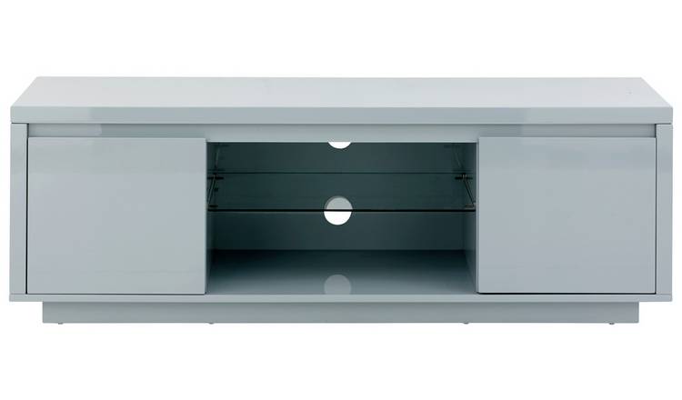 Grey gloss deals entertainment unit