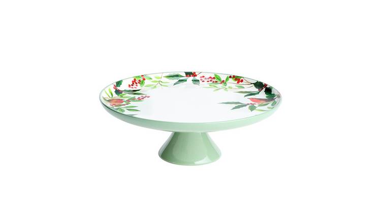 Argos Home Robin Cake Stand - Green