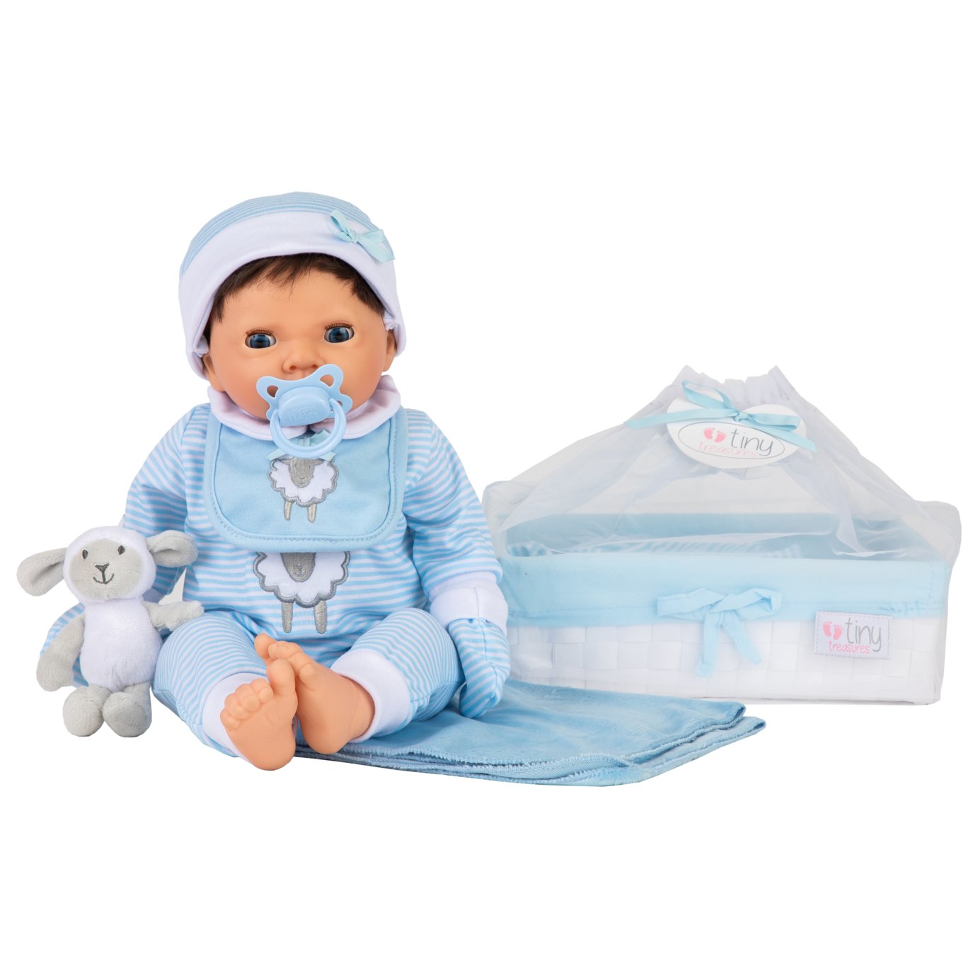 Tiny Treasures Layette Blue Gift Set 