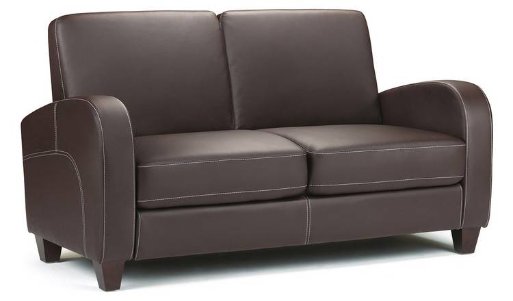 Julian Bowen Vivo Fabric 2 Seater Sofa - Brown