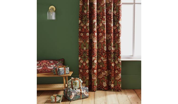 Habitat x Morris & Co. Strawberry Thief Curtain - 183x168cm