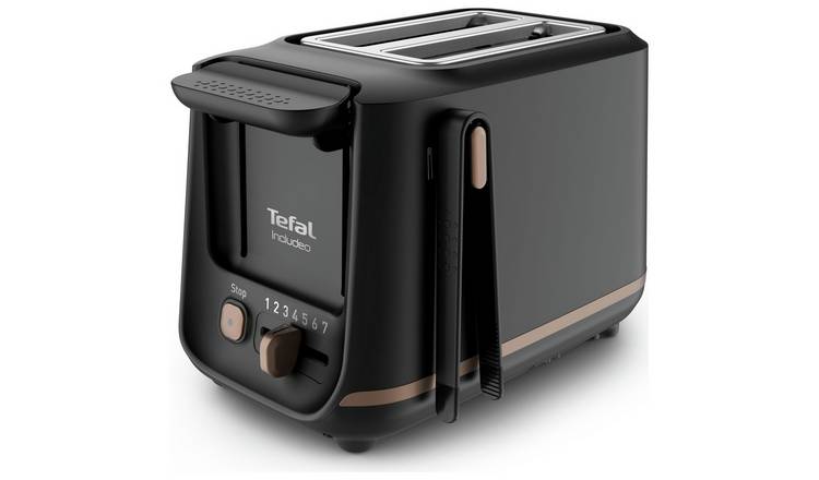 Tefal TT533840 Includeo Wide Slot 2 Slice Toaster - Black
