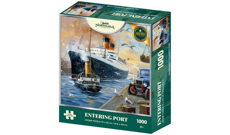 Kidicraft Nostalgia Entering Port 1000 Pieces Puzzle