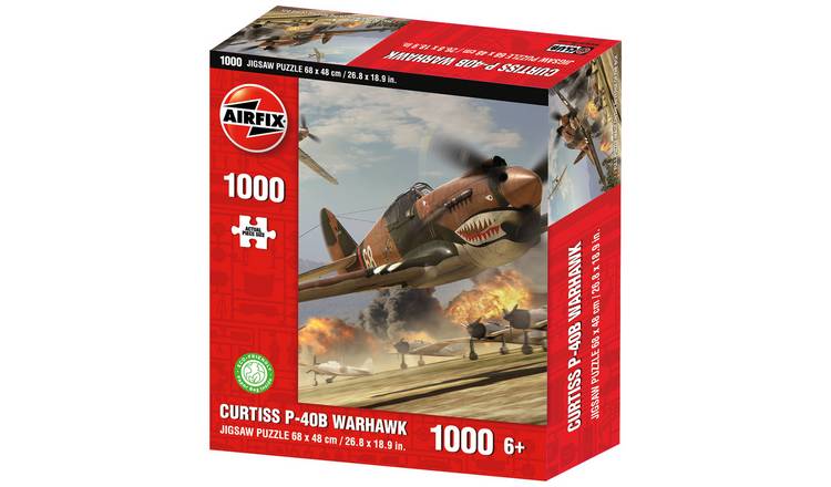 Kidicraft Airfix Curtiss P40B Warhawk 1000 Pieces Puzzle