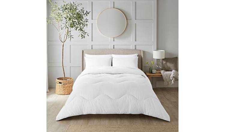 Night Lark Seersucker Coverless 4.5 Tog Duvet Set - Double