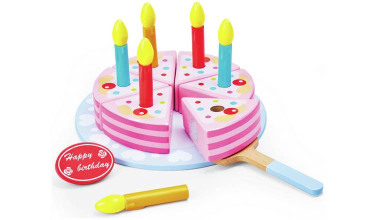Chad Valley Wooden Birthday Cake 