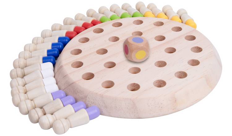 Chad Valley Wooden Memory Chess Game
