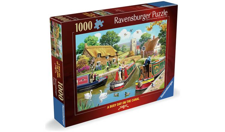 Ravensburger A Busy Day on the Canal 1000 Pieces Puzzle
