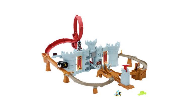 Hot Wheels Mario Kart Bowser's Castle Track Set & Toy Car